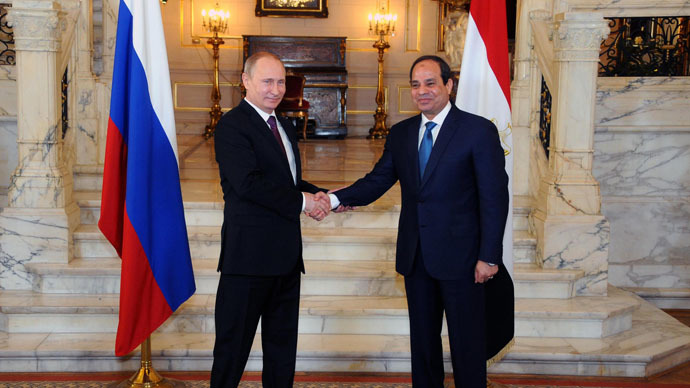 Russian and Egyptian presidents