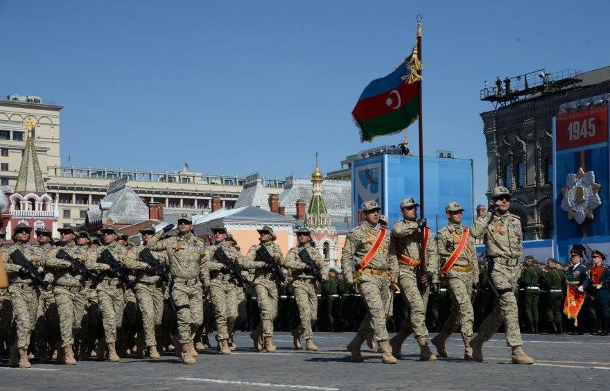 military parade in azerbaijan