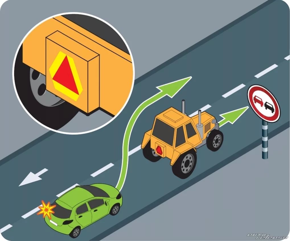 Overtaking a low-speed vehicle