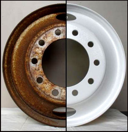 powder coating discs