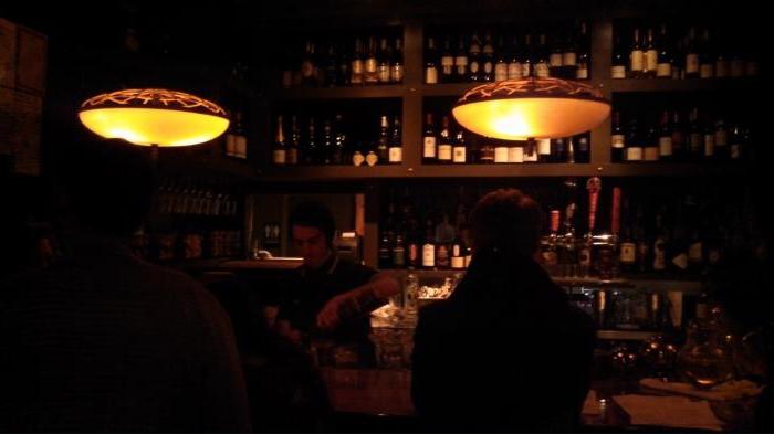 Duties of the bartender in a cafe