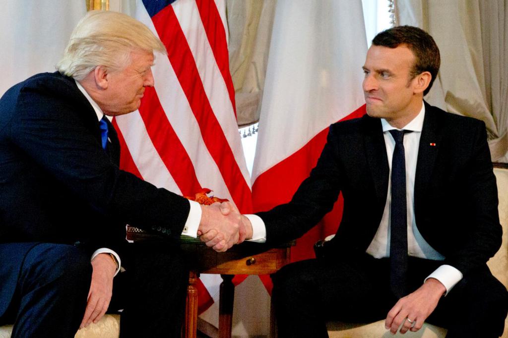 Macron and Trump