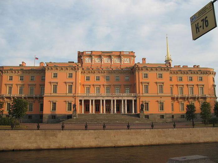 Mikhailovsky castle in St. Petersburg photo inside