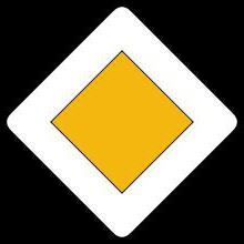 traffic priority sign