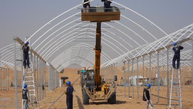 installation of greenhouses