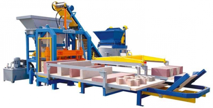 vibropress for the production of borders