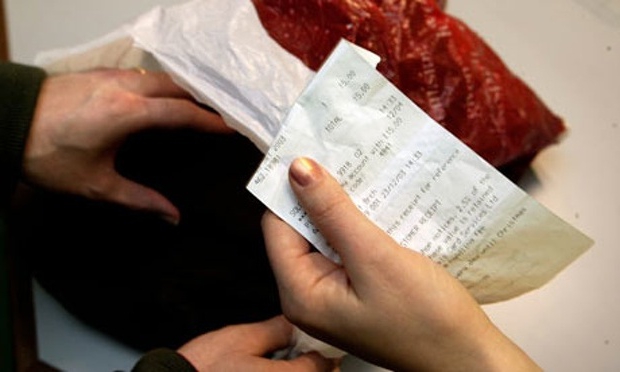 check availability upon return of goods