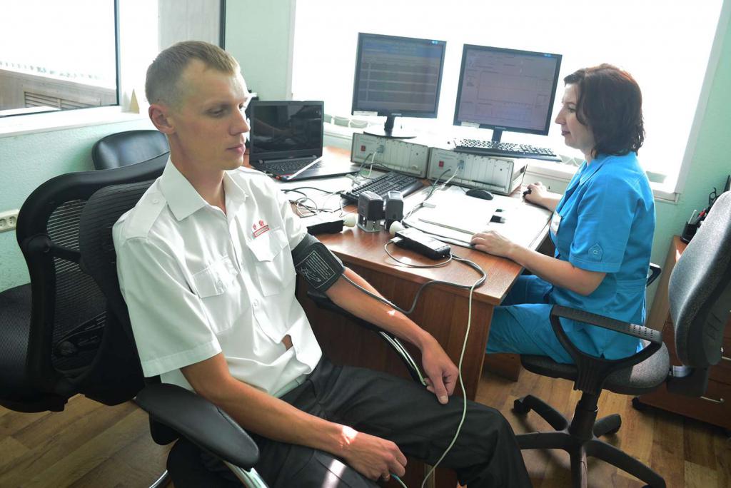 The driver at the doctor