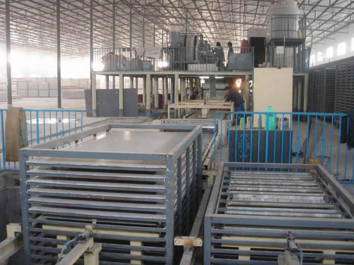 equipment for the production of magnesium glass sheet