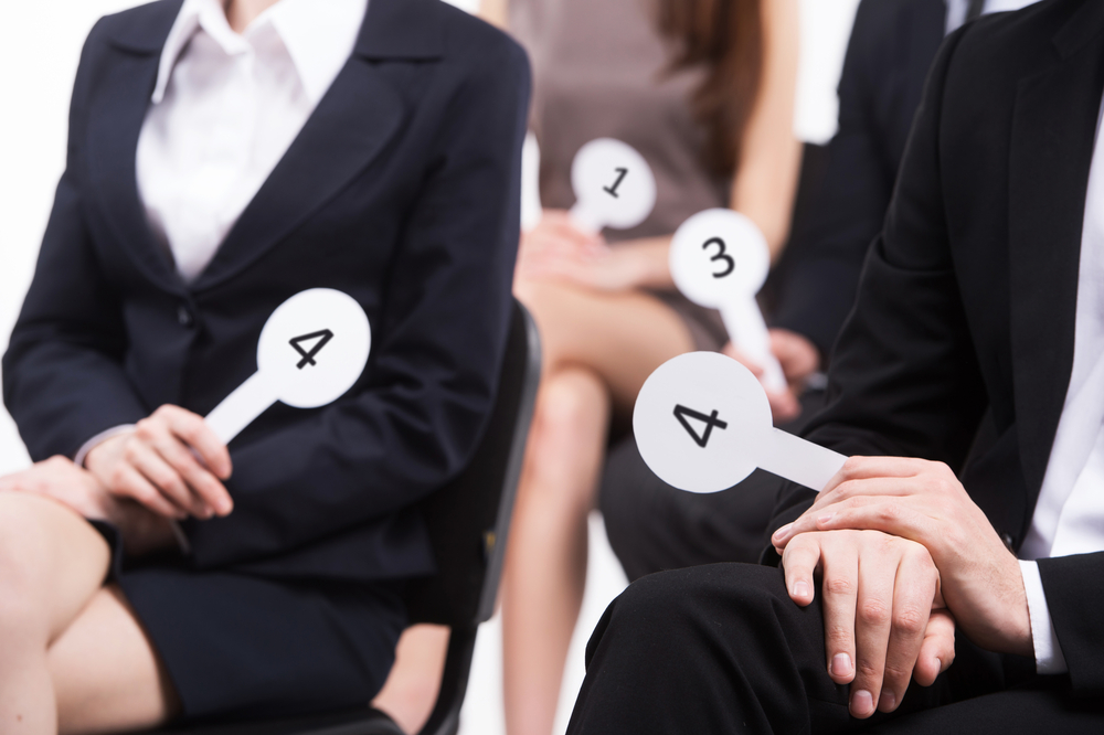 The difference between the auction and the auction