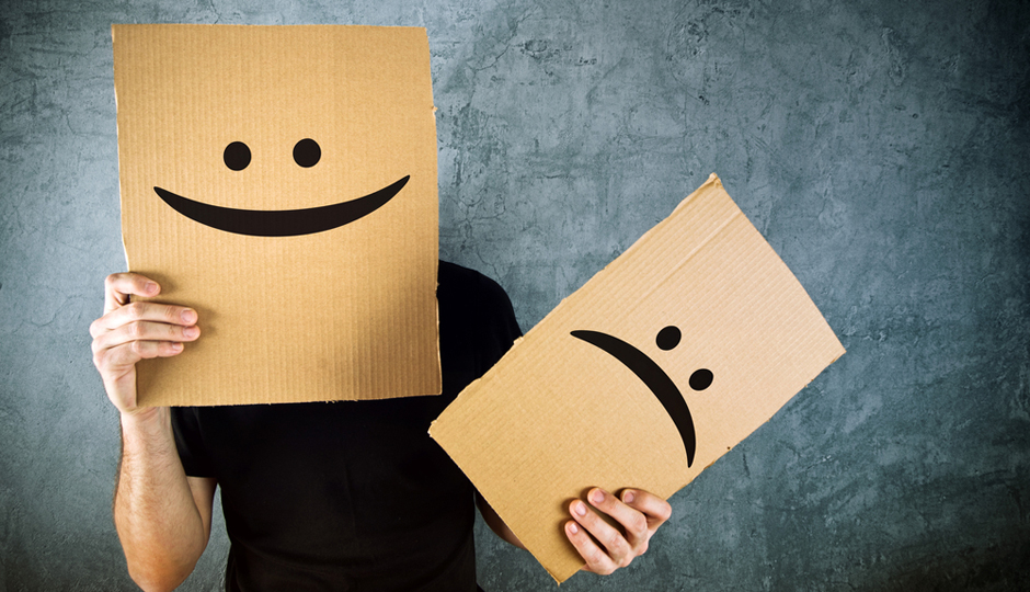 Change a sad face to a smile