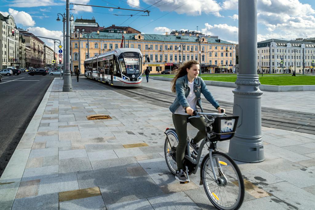 Bicycles in Moscow