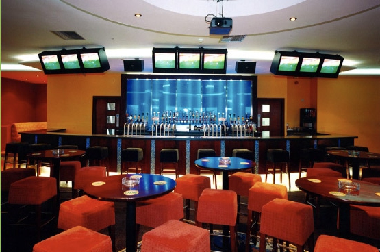 sports bar interior