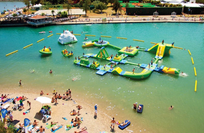 inflatable water park