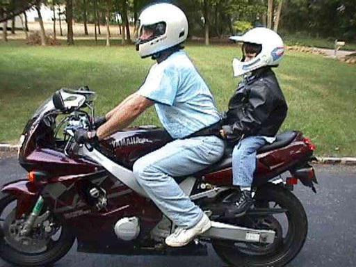 how many years can you ride a motorcycle passenger