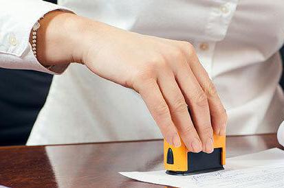 stamp and seal contrast