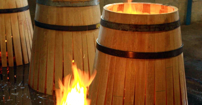 Making oak barrels
