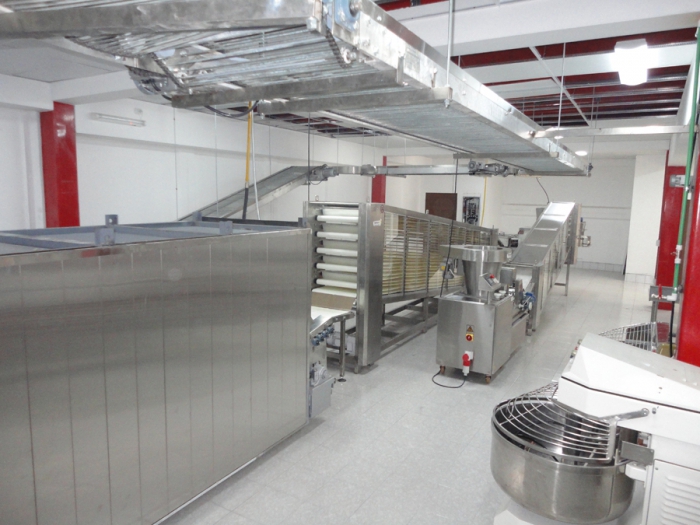 frozen bread production