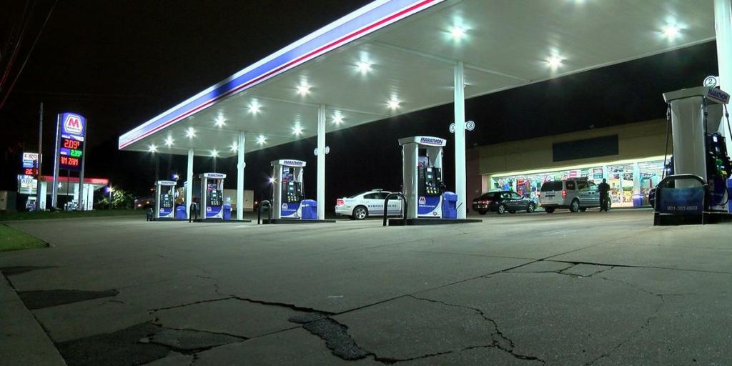 tore off a gun at a gas station what to do