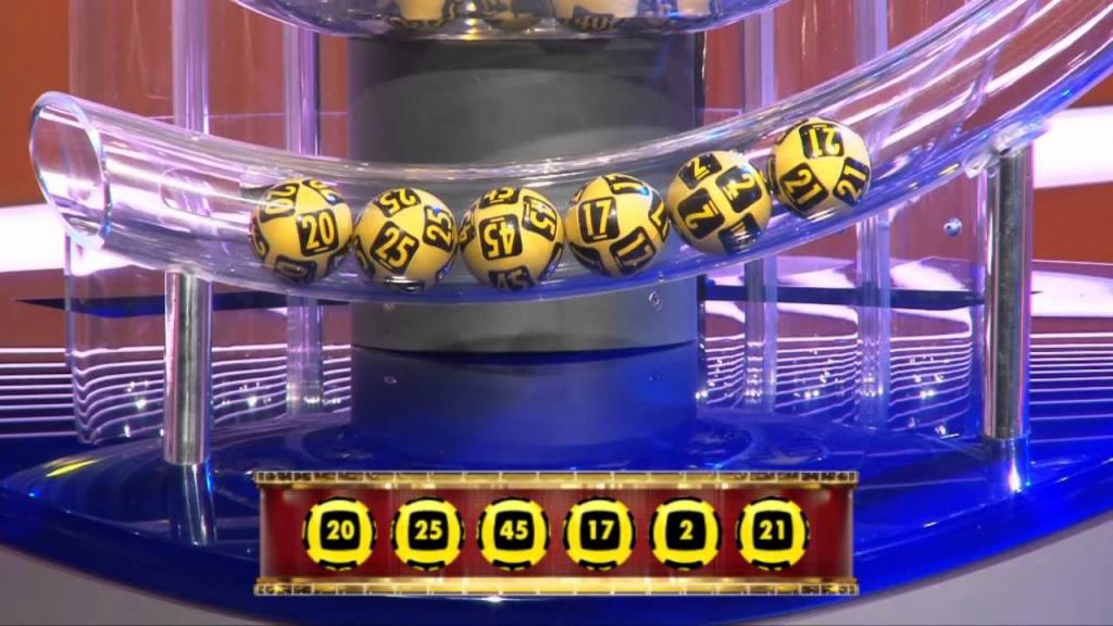 6 balls from the lottery drum