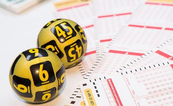 two lottery balls