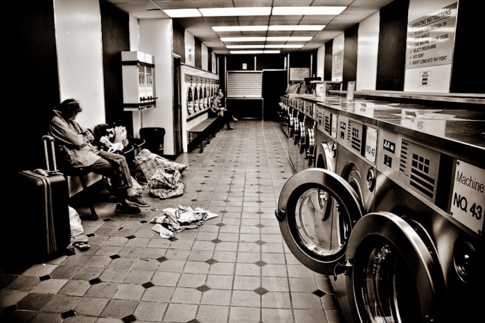 open laundry dry cleaning