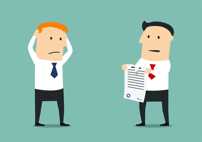 The basis for termination of the contract unilaterally