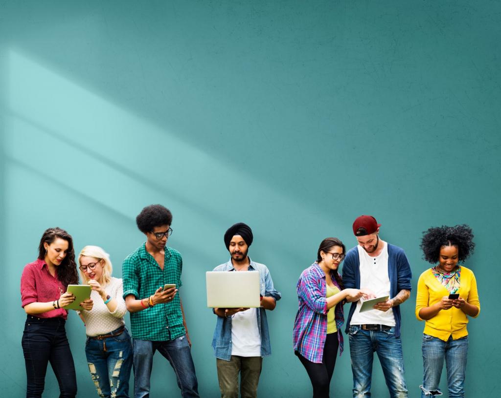 Students at a university