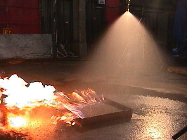 fine fire extinguishing