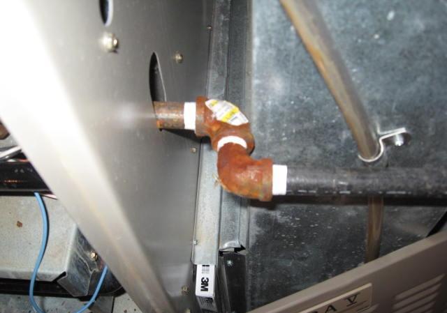 gas pipe transfer process