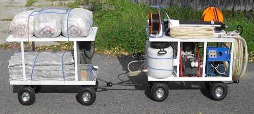 Penoizol production technology