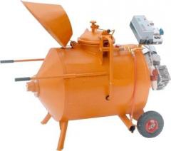 bar installation for the production of foam concrete