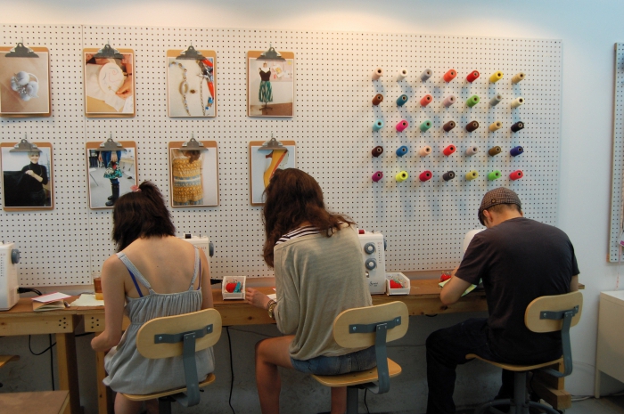 sewing studio equipment