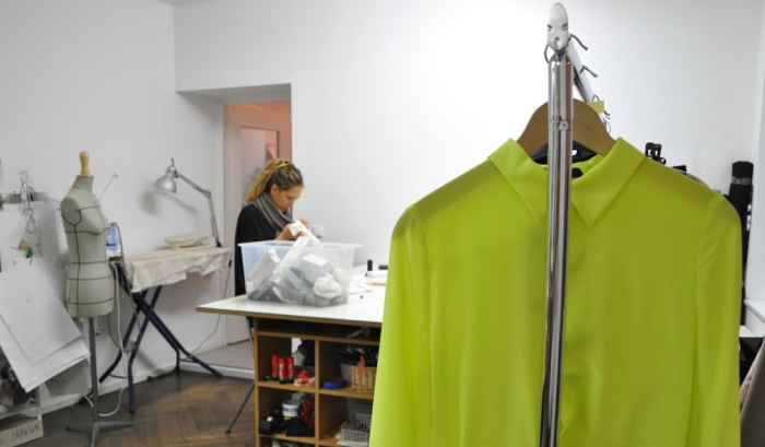 Open clothing repair studio
