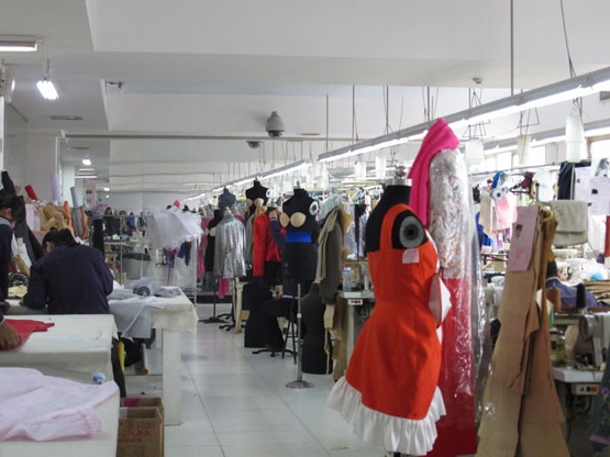 Dressing room for atelier