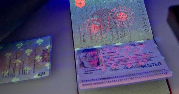 documents for a passport for a child under 14 years old
