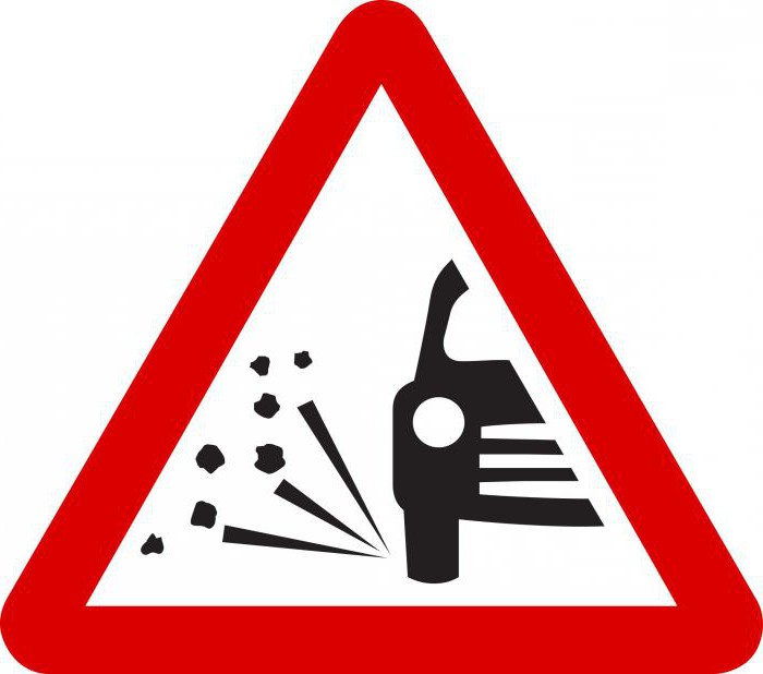  warning signs traffic rules photo