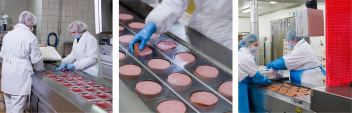 equipment for the production of semi-finished products