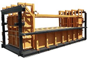 production of concrete fences