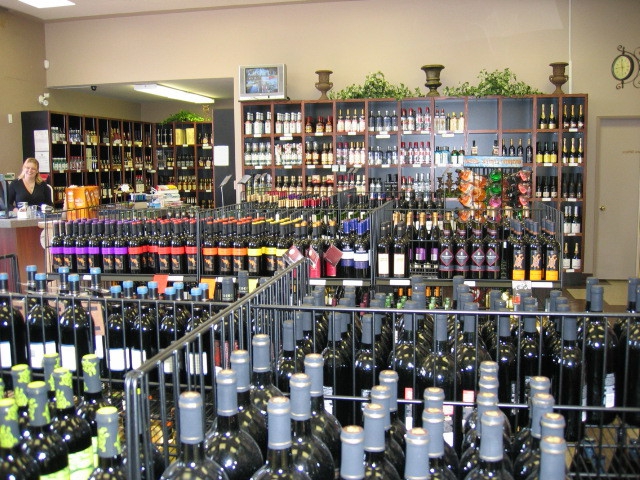 liquor store