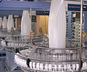 machine for the production of polypropylene bags