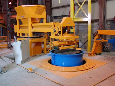 vibroform for the production of concrete rings