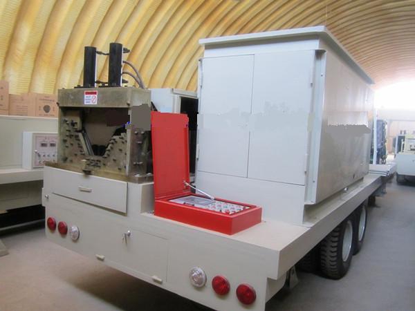 machine for arched hangars