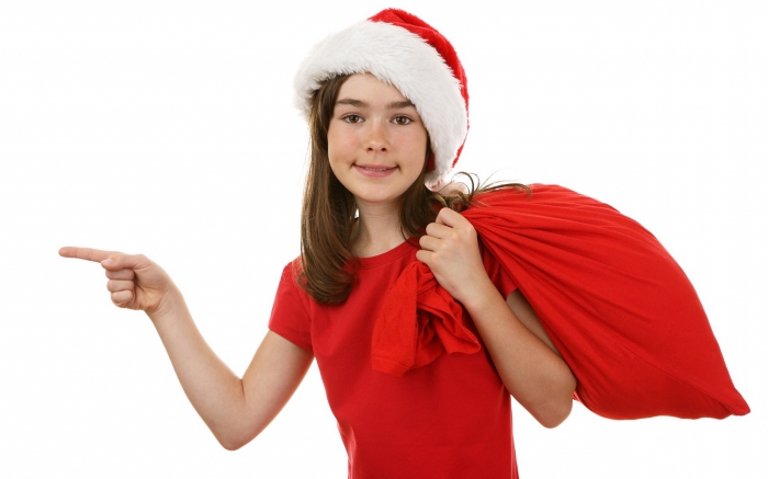 Santa Claus and Snow Maiden as a business