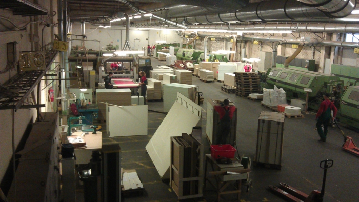 equipment for the production of furniture facades