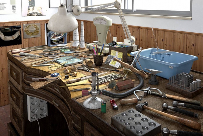 Private jewelry workshop