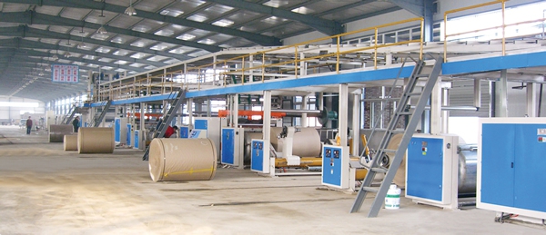 corrugated board production line