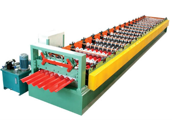 manual machine for the production of profiled sheets