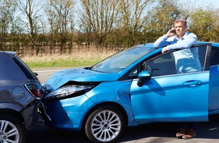 leaving a crash site for victims