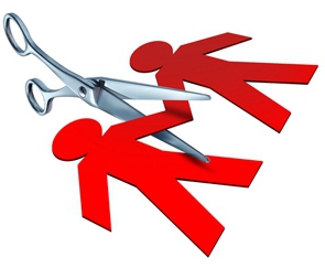 section of the apartment after the divorce